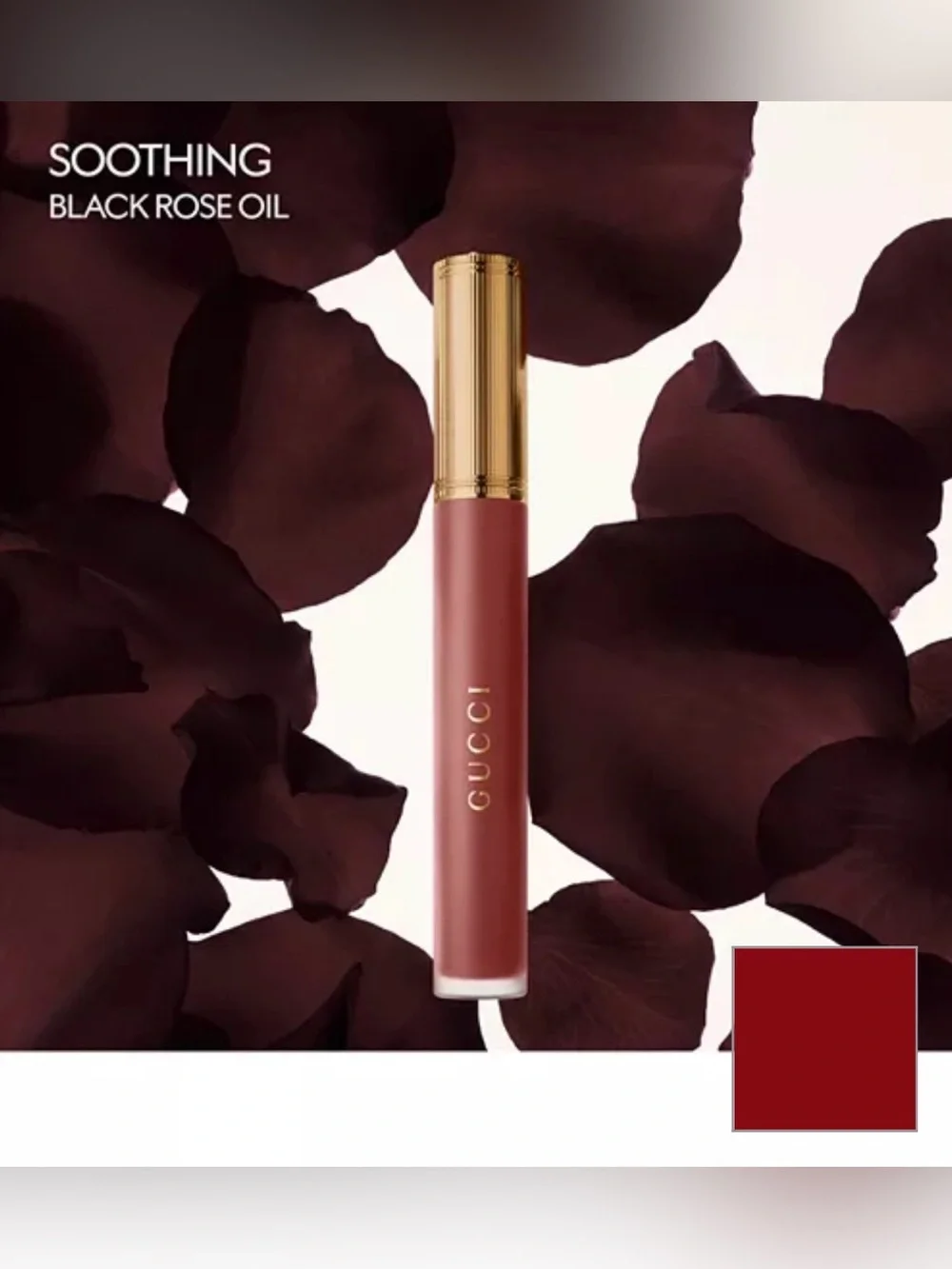 NEW! Gucci Rouge à Lèvres Transfer Proof Matte Liquid Lipstick in Goldie Red 25